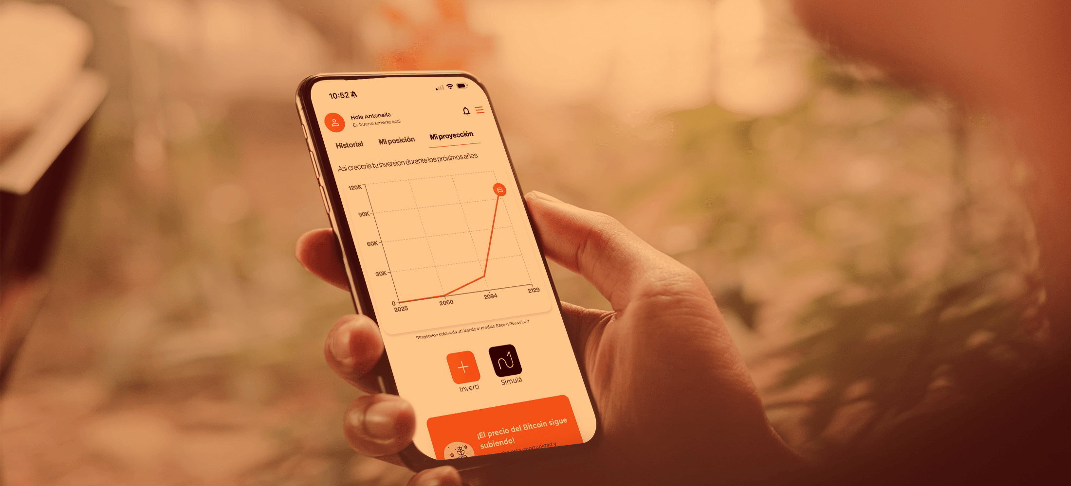 Simulación de inversión en Bitcoin - Slide 2
